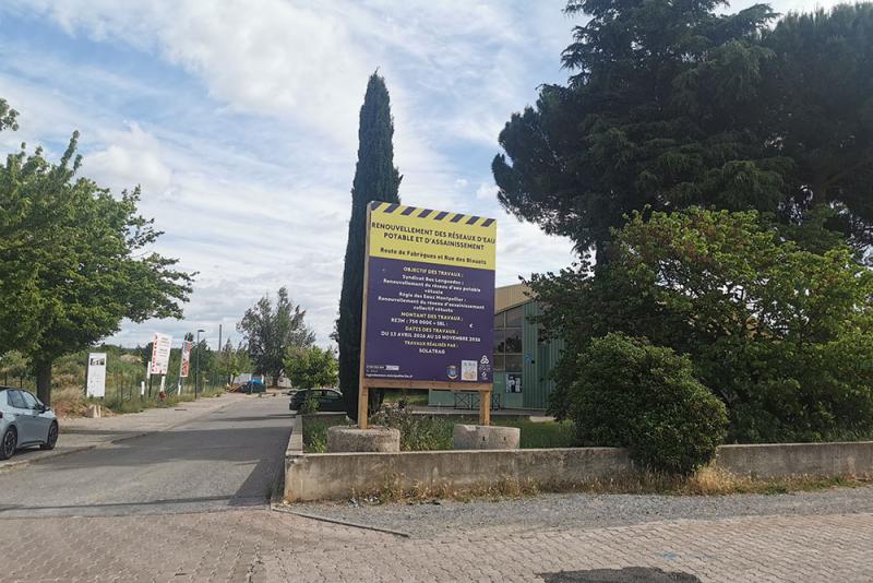 Réaménagement de la rue des Bleuets